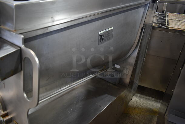 2016 Hobart MG2032 Metal Commercial Floor Style Electric Powered Meat Grinder w/ Foot Pedal on Commercial Casters. 208 Volts, 3 Phase. - Image 5 of 9