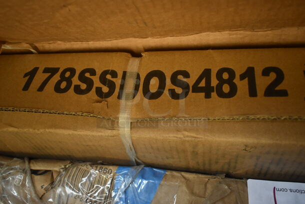 BRAND NEW SCRATCH AND DENT! Avantco 178SSDOS4812 Stainless Steel Double Deck Overshelf - 12" x 46 3/4" - Image 2 of 2