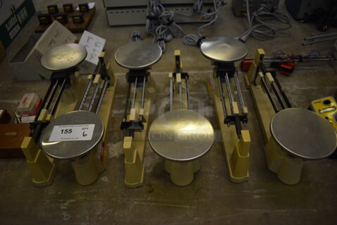 6 OHAUS Triple Bean Balance Scales. 6 Times Your Bid! (Main Building) 