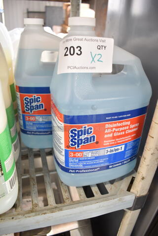 2 Spic Span Disinfecting All Purpose Spray and Glass Cleaner. 2 Times Your Bid!