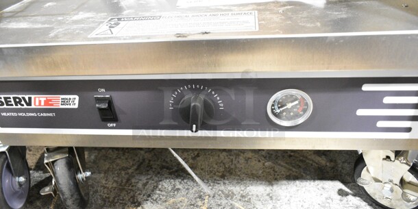 BRAND NEW SCRATCH AND DENT! 2024 ServIt 423CH1UFNCF Full Size Uninsulated Holding Cabinet with Clear Door. 120 Volts, 1 Phase. Tested and Working! - Image 7 of 9