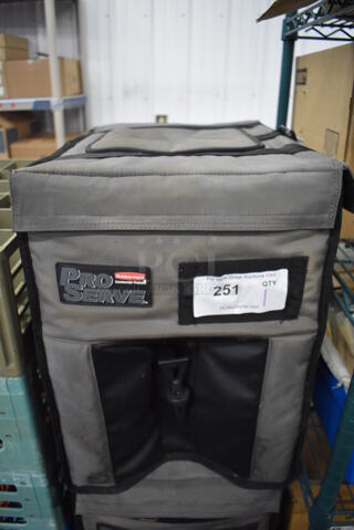 Rubbermaid Pro Serve Commercial Gray Insulated Top Load Beverage Holder Dispenser. 14x20x19