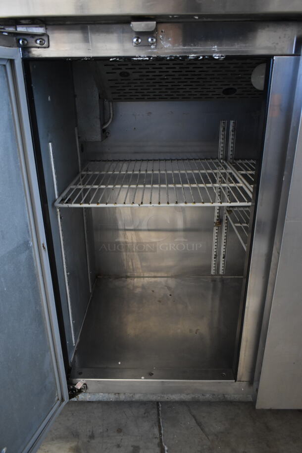 2015 Continental BBC50S-S5 Stainless Steel Commercial 2 Door Undercounter Cooler on Commercial Casters. 115 Volts, 1 Phase. Tested and Working! - Image 4 of 8