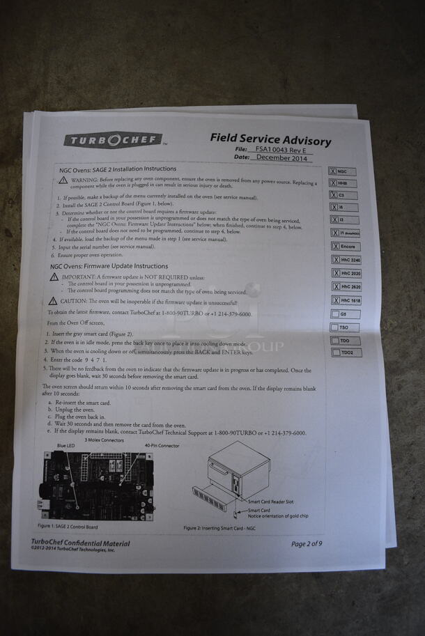 BRAND NEW IN BOX! Turbochef Sage 2 Control Board - Image 3 of 3