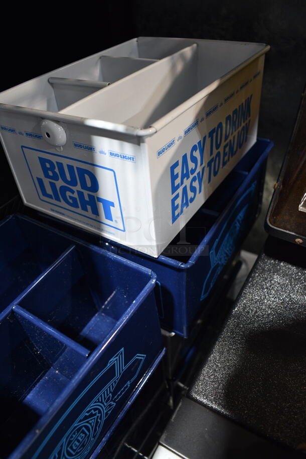 8 Napkin/Lid/Straw Holders Including Blue Bud Light and White Bud Light. 8 Times Your Bid! - Image 3 of 4