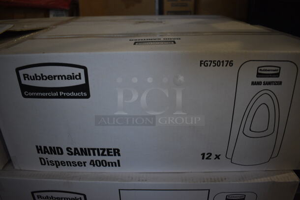 PALLET LOT OF 12 Boxes of 12 BRAND NEW IN BOX Rubbermaid Metallic Finish Hand Sanitizer Dispensers. Total of 144. 12 Times Your Bid! - Image 4 of 4