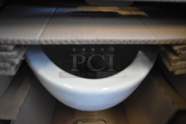 LIKE NEW! American Standard 76A3351101020 Afwall Millennium FloWise 3351101.020 Vitreous China Wall-Mount Elongated Flushometer Toilet with EverClean - 1.1 to 1.6 GPF - Image 4 of 5
