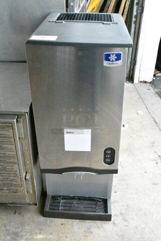 2017 Manitowoc RNS20A-161 Stainless Steel Commercial Lever Activated Counter Top Nugget Ice Machine. 115 Volts, 1 Phase. 