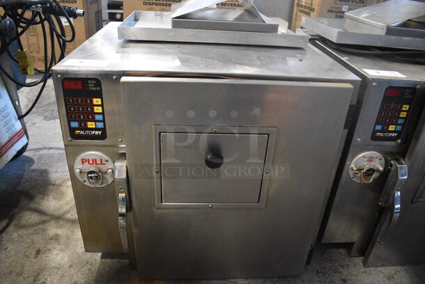 Autofry Model MTI-10 Stainless Steel Commercial Electric Powered Countertop Ventless Fryer. 240 Volts, 1 Phase. 27.5x26x25