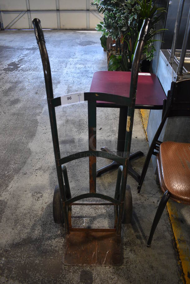 Green Metal Furniture Dolly. 20x20x49