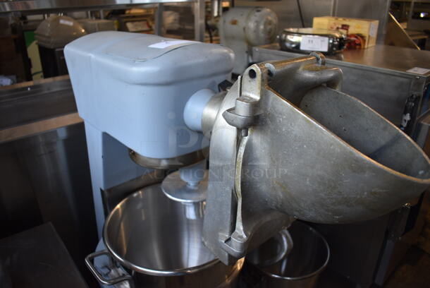 Hobart D 300 Metal Commercial Countertop 30 Quart Planetary Dough Mixer w/ Stainless Steel Mixing Bowl and Pelican Head. 115 Volts, 1 Phase. 21x38x47. Tested and Working! - Image 7 of 8