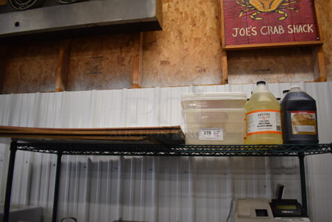 ALL ONE MONEY! Tier Lot of Various Items Including Slushie Base and Poly Containers