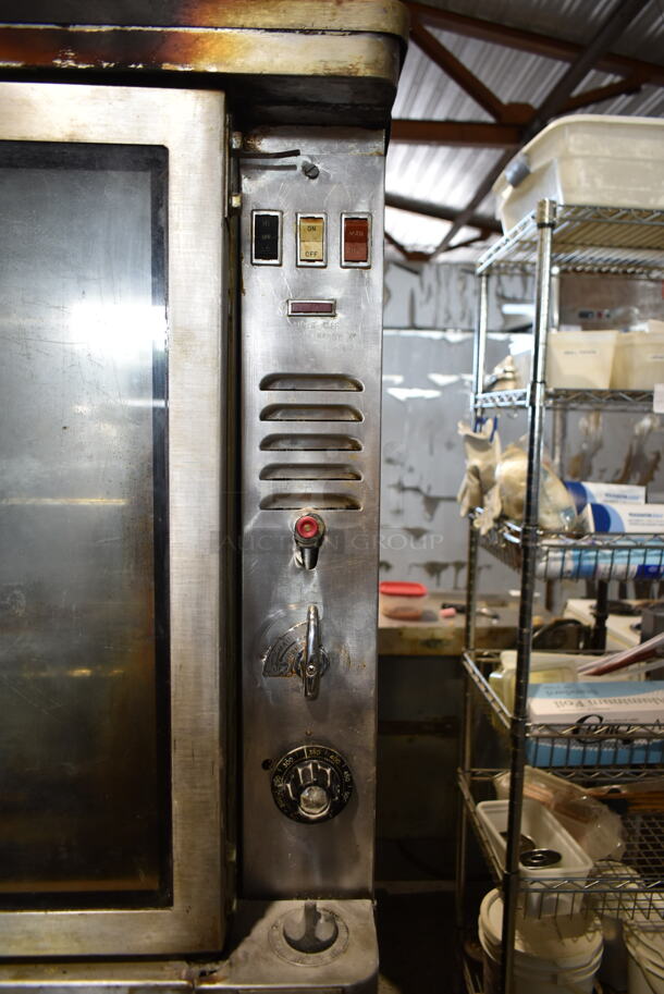 2 Blodgett GZL-10 Stainless Steel Commercial Natural Gas Powered Full Size Convection Ovens w. View Through Doors, Metal Oven Racks and Thermostatic Controls. 2 Times Your Bid! - Image 4 of 11