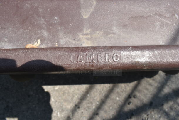 Cambro Brown Poly Dolly on Commercial Casters. - Image 4 of 4