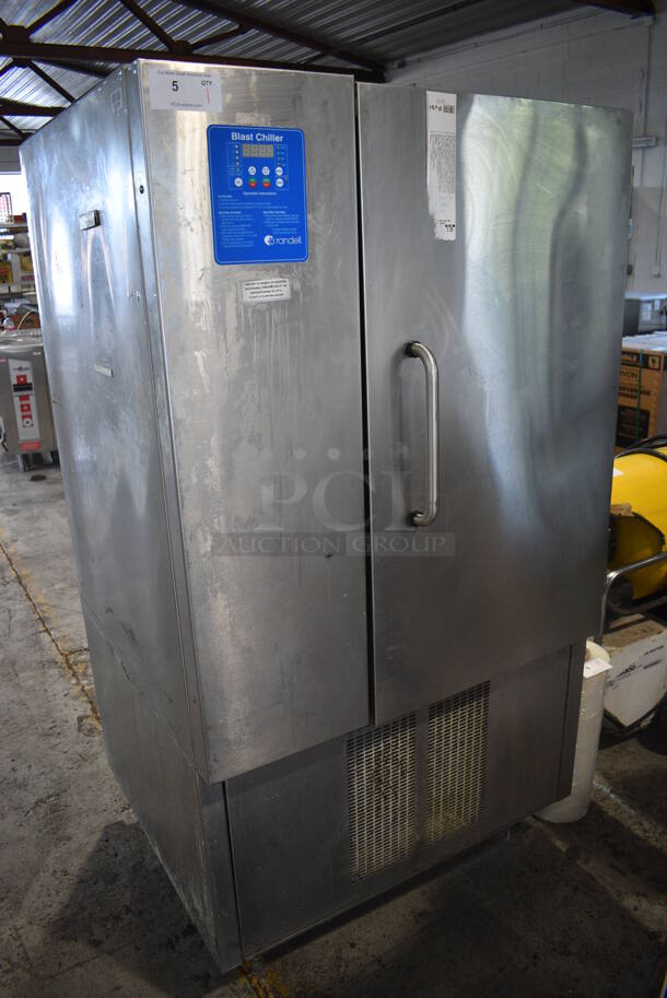 2013 Randell Model BC-18 Stainless Steel Commercial Floor Style Blast Chiller. 115/230 Volts, 1 Phase. 40x34x73
