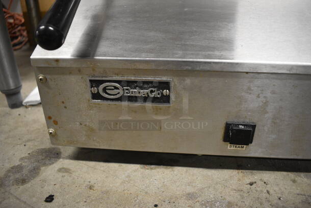 EmberGlo Stainless Steel Commercial Countertop Steamer. 22.5x20x9.5. Cannot Test Due To Plug Style - Image 4 of 6