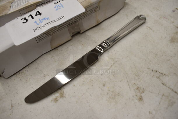 24 BRAND NEW IN BOX! Stainless Steel Dinner Knives. 9". 24 Times Your Bid! - Image 3 of 4