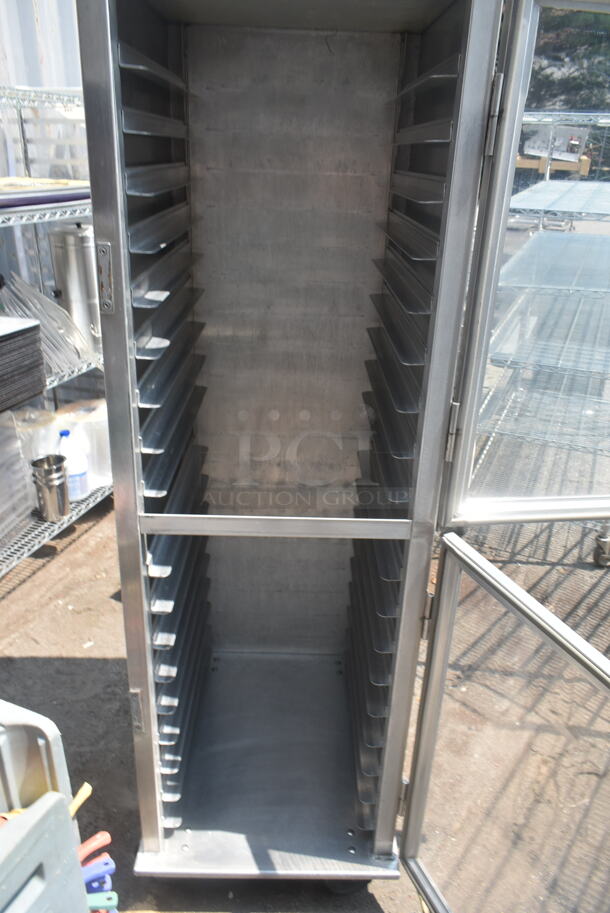 Lockwood Metal Commercial Enclosed Pan Transport Rack on Commercial Casters. - Image 4 of 6