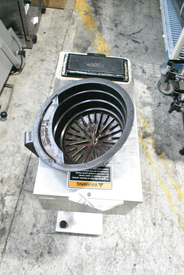 Bunn VPR-APS Stainless Steel Commercial Countertop 2 Burner Coffee Machine. 120 Volts, 1 Phase.  - Image 6 of 10