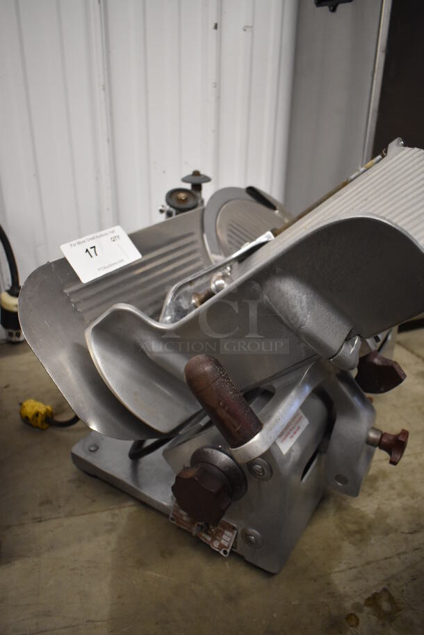 Globe 400 Stainless Steel Commercial Countertop Automatic Meat Slicer w/ Blade Sharpener. 115 Volts, 1 Phase. 26x22x19. Tested and Working! - Image 8 of 8