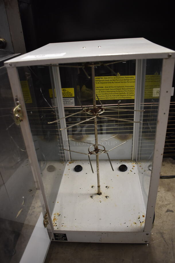 750 Commercial Electric White Countertop Pretzel Warmer And Display Case. 115 Volts, 1 Phase. Tested and Does Not Power On - Image 4 of 4