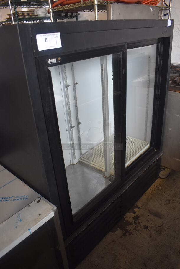 QBD DC4154SL Metal Commercial 2 Door Reach In Cooler Merchandiser. 120 Volts, 1 Phase. 47x21x55. Tested and Powers On But Does Not Get Cold - Image 6 of 6