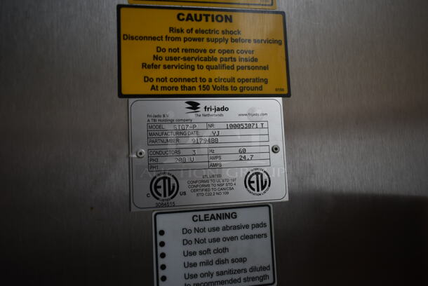 2 Fri-jado STG7-P Stainless Steel Commercial Electric Powered Rotisserie Ovens. 208 Volts, 3 Phase. 2 Times Your Bid! - Image 4 of 7