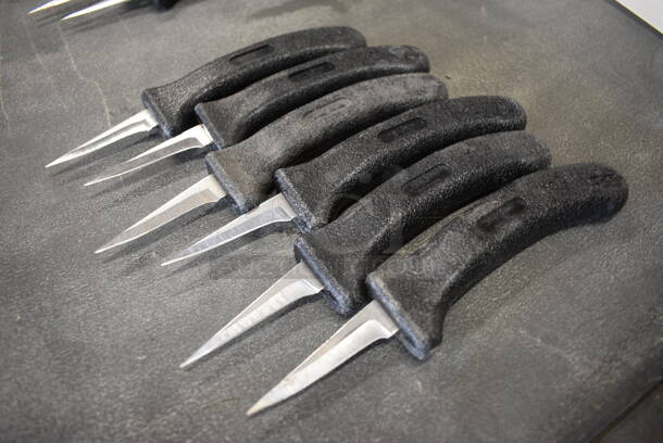 6 Sharpened Stainless Steel Poultry Knives. Includes 7.5". 6 Times Your Bid! - Image 3 of 4