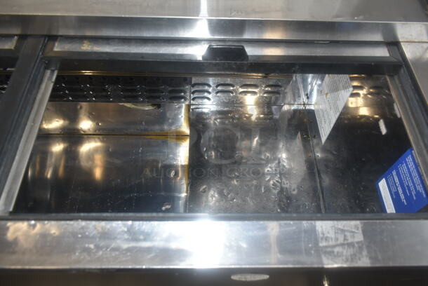 Turbo Air TBC-50SB-N6 Stainless Steel Commercial Back Bar Bottle Cooler w/ 2 Sliding Lids. 115 Volts, 1 Phase. Tested and Working! - Image 5 of 6
