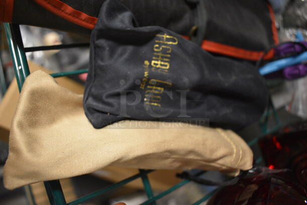 ALL ONE MONEY! Tier Lot of Various Items Including Glass Plates, Fuel Guards, Tools with Bag, and Sunglasses - Image 5 of 6