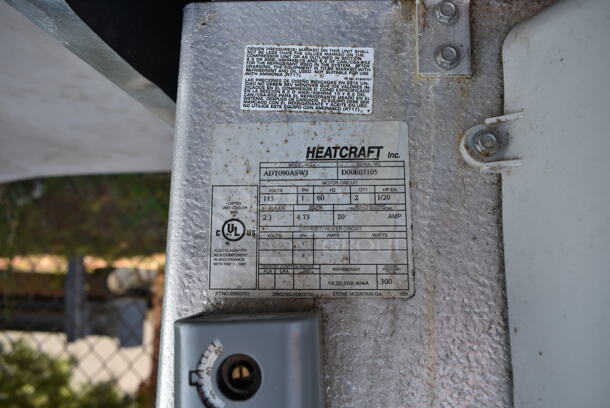 2 Kolpak Walk In Boxes That Make One Combo Box; 8'x12'x8' Freezer and 8'x12'x8' Cooler. Comes w/ Bohn ADT090ASWJ 115 Volt, 1 Phase Evaporator and 2 208/240 Volt Compressors. Does Not Have Floor. Information Provided By The Consignor But Not Verified By PCI Auctions. 2 Times Your Bid! 
 - Image 6 of 11