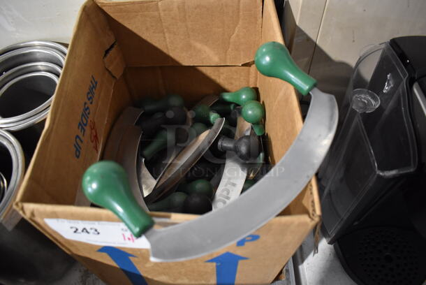 ALL ONE MONEY! Lot of Stainless Steel Rocking Knives. 10x1x6 - Image 3 of 5
