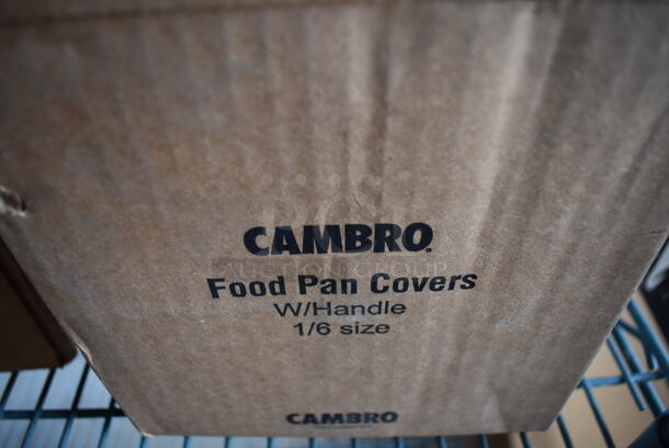 ALL ONE MONEY! Tier Lot of Various Items Including Cambro 1/6 Size Drop In Bin Lids, Poly Bowls and Cambro Trays - Image 4 of 12