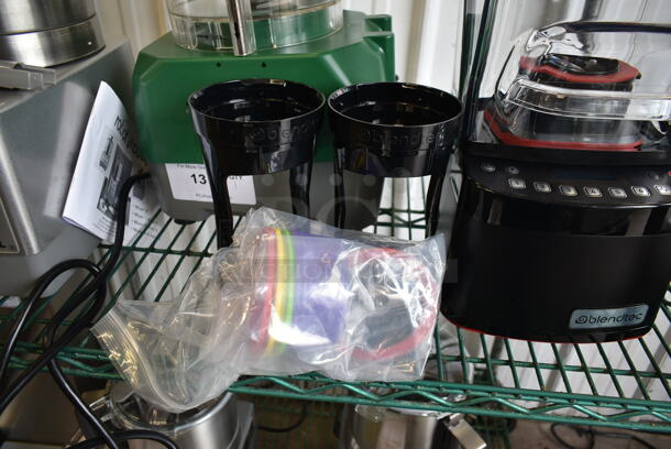 BRAND NEW SCRATCH AND DENT! 2023 Blendtec CQB2 Stealth 895 Metal Commercial Countertop Nitro Blender w/ Poly Dome Hinge Cover Sound Enclosure and Jarless Blending. 120 Volts, 1 Phase. Tested and Working! - Image 2 of 9