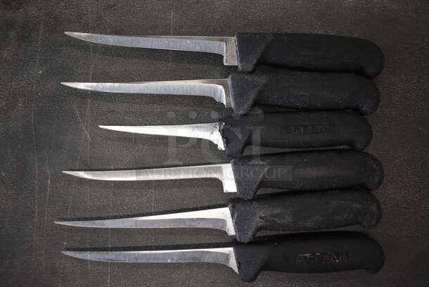6 Sharpened Stainless Steel Fillet Knives. Includes 11". 6 Times Your Bid! - Image 4 of 4