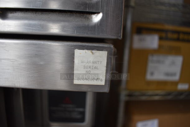 2 LATE MODEL Garland Master 200 Stainless Steel Commercial Electric Powered Full Size Convection Ovens w/ View Through Doors, Metal Oven Racks and Thermostatic Controls on Commercial Casters. 208 Volts, 3 Phase. 38x38x70. 2 Times Your Bid! - Image 9 of 9