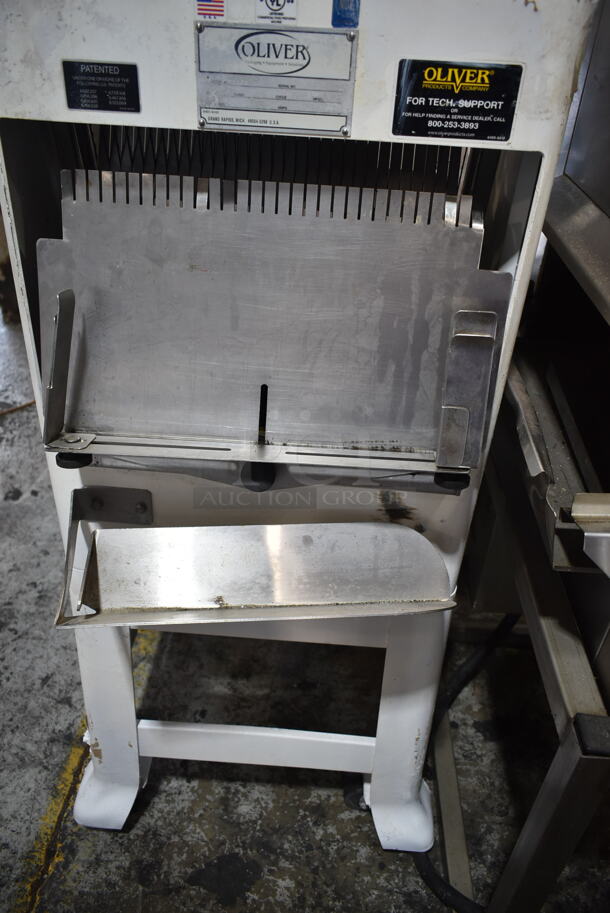 Oliver 797-32NC Stainless Steel Commercial Floor Style Bread Loaf Slicer. 115 Volts, 1 Phase. Tested and Working! - Image 3 of 7