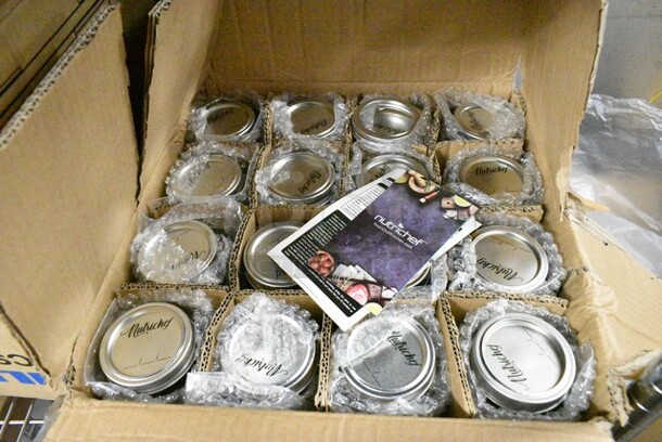 4 Various Items Including Nutrichef NCMSJ16 Mason Jars, Pyle PSBT85A 800W Portable Bluetooth PA Speaker 8’’ Subwoofer LED Battery Indicator Lights w/ Built-in Rechargeable Battery, Pro Grill Griddle, Juki MCS-1500N Cover/Chain Stitch Sewing Machine. 4 Times Your Bid!  - Image 3 of 12