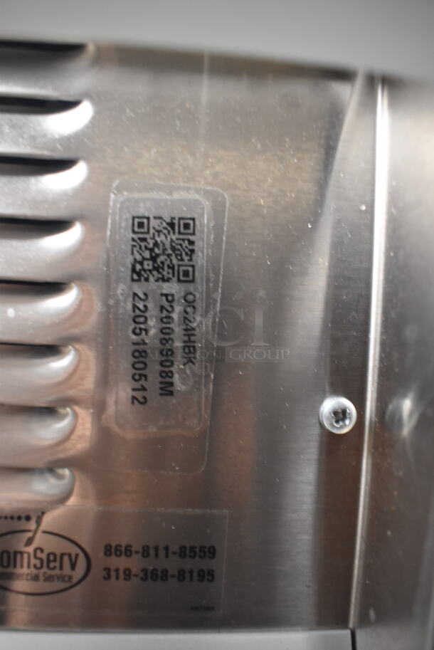 2022 Menumaster OC24HBK Commercial Stainless Steel Electric Countertop Microwave. 208/240V.  - Image 5 of 11