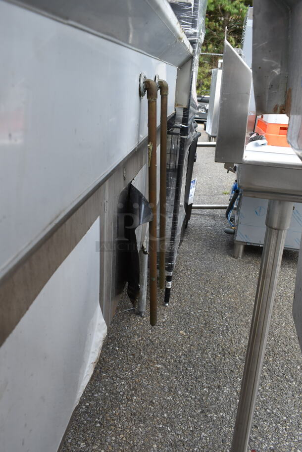 Stainless Steel Commercial 3 Bay Sink w/ Faucet, Handles, Spray Nozzle Attachment. Bays 18x18 - Image 7 of 10