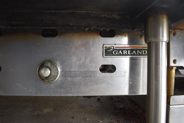 Garland Stainless Steel Commercial Countertop Natural Gas Powered Flat Top Griddle. 48x28x16 - Image 3 of 4