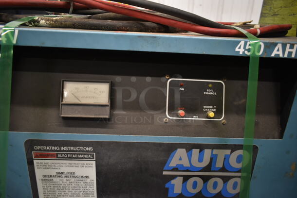 Hertner TN-12-450 Auto 1000 Metal Industrial Forklift Battery Charger. 208/240/480 Volts, 3 Phase.  - Image 3 of 6
