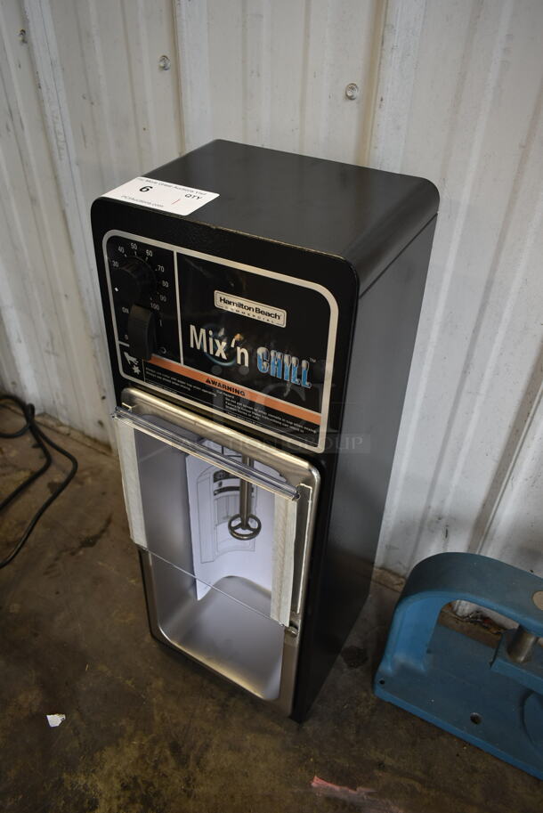 BRAND NEW SCRATCH AND DENT! Hamilton Beach 94950 Metal Commercial Countertop Mix 'N Chill Drink Mixer. 120 Volts, 1 Phase. Tested and Working! - Image 2 of 7