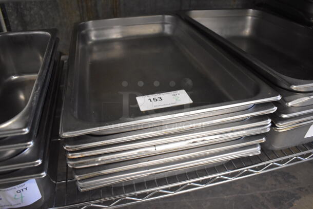 8 Stainless Steel Full Size Drop In Bins. 1/1x2. 8 Times Your Bid! - Image 2 of 4