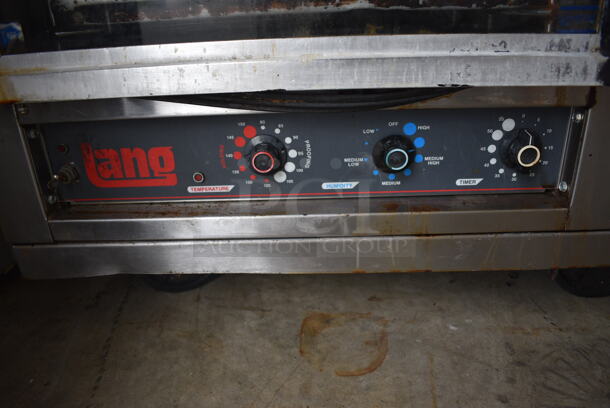 Lang Stainless Steel Commercial Electric Powered Half Size Convection Oven w/ Lower Proofer on Commercial Casters. 250 Volts, 1 Phase. 30x27x65 - Image 9 of 9