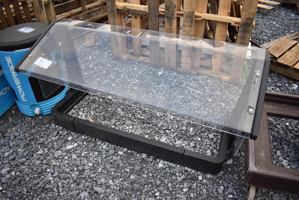 Black Poly Sneeze Guard. 49x20x24 - Image 3 of 4