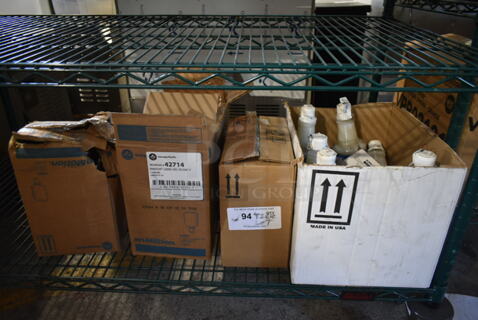 ALL ONE MONEY! Tier Lot of Various BRAND NEW Items Including Georgia Pacific Soap Bottles and Noble Cleaner