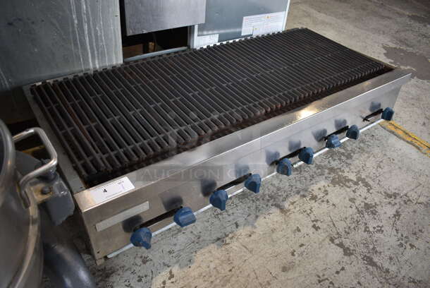 Blue Flame Stainless Steel Commercial Countertop Electric Powered Charbroiler Grill. 208 Volts, 3 Phase. 60.5x29x14 - Image 4 of 6
