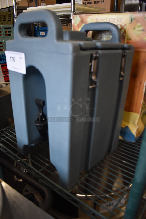 Cambro 100LCD Blue Poly Insulated Beverage Holder Dispenser. 10x11x17 - Image 5 of 7