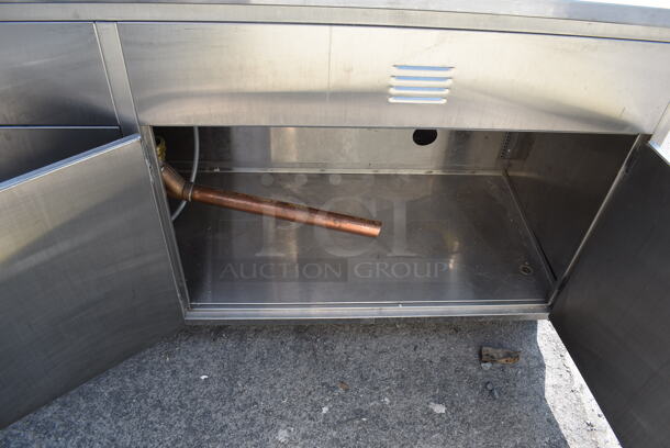 Stainless Steel 3 Bay Sink w/ Undercabinet Spacing, 2 Faucets and Gooseneck Sprayer - Image 6 of 6